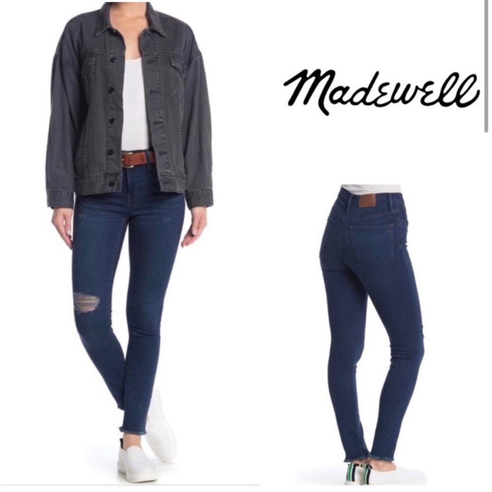 Madewell Roadtripper Distressed Frayed Hem Jeans - size 32 - NWT